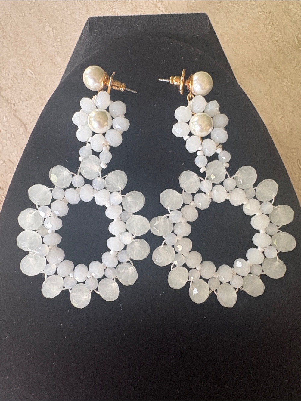 🤍Kate Spade Marguerite Beaded Floral Chandelier Earrings🤍